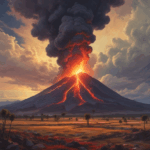 rêver de volcan en éruption islam